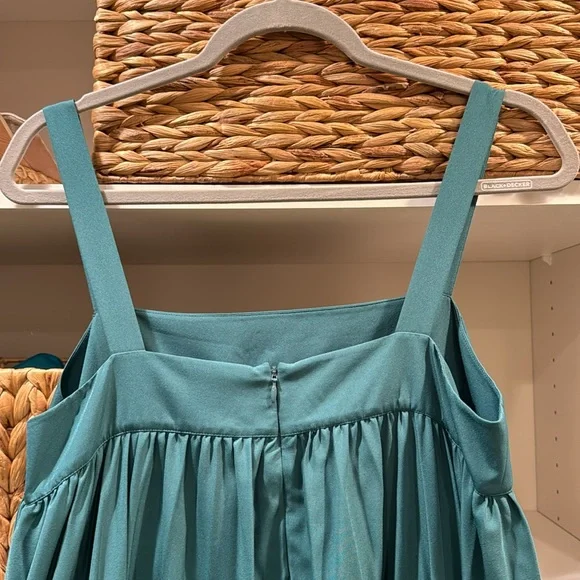 Geisha Designs Anthropologie green maxi dress, lined, beautiful condition - Picture 2 of 4